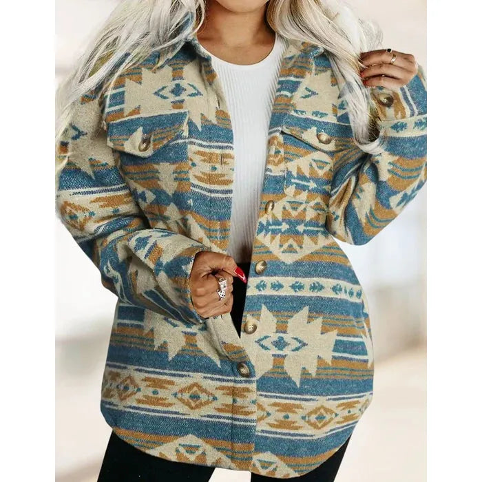 El Paso Women's Shacket 2 - Blue