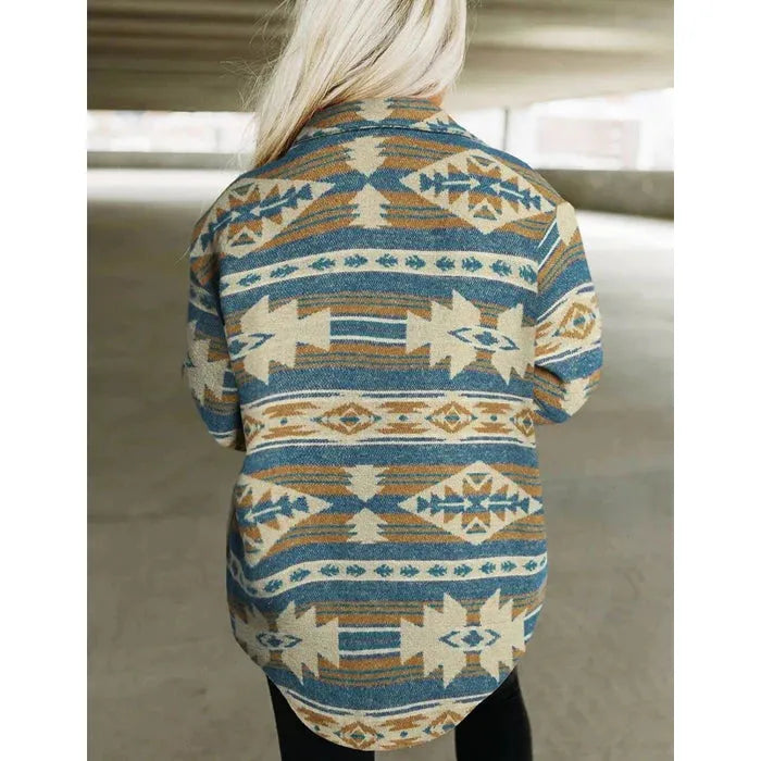 El Paso Women's Shacket 2 - Blue