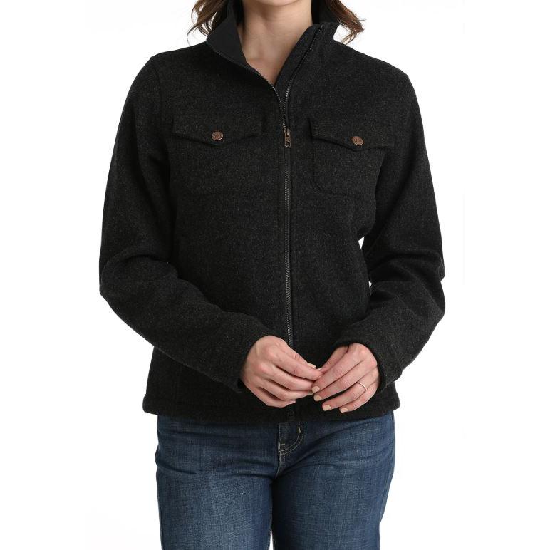 Cinch Women's Shirt Jacket-Black