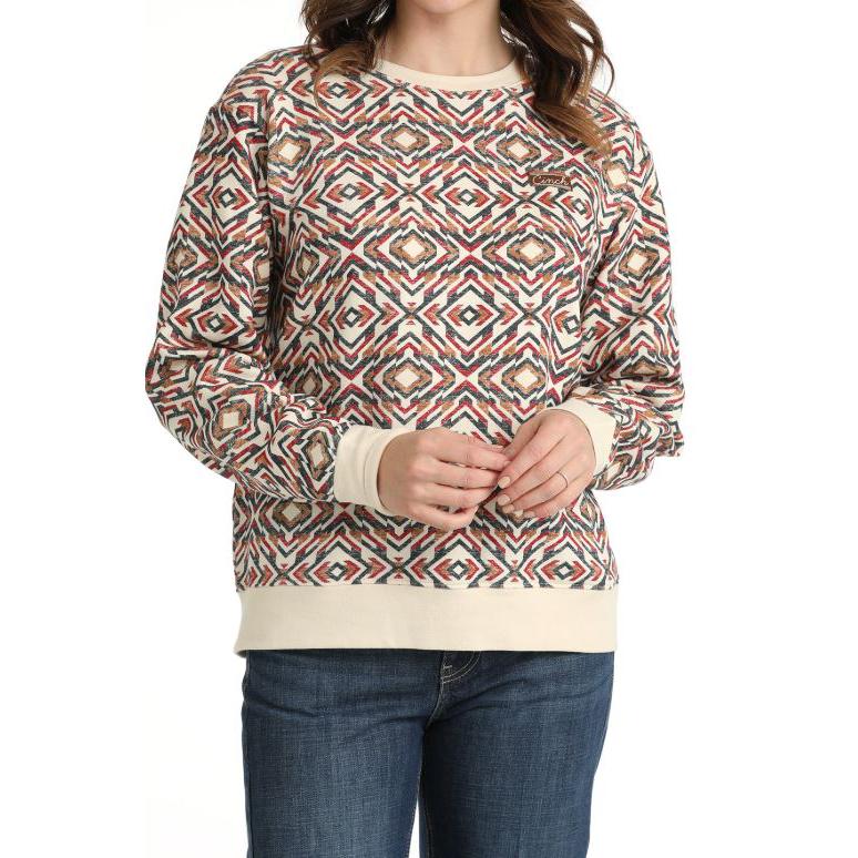 Cinch Women's Printed Pullover - Multi