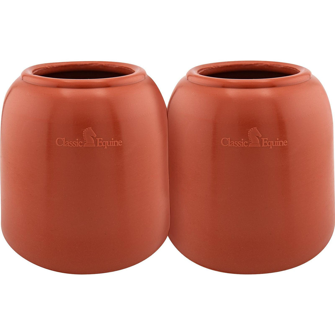 Classic Equine Shoeguard 360 Protective Rubber Pull on Bell Boot - Red - Irvine Tack &amp; Western Wear