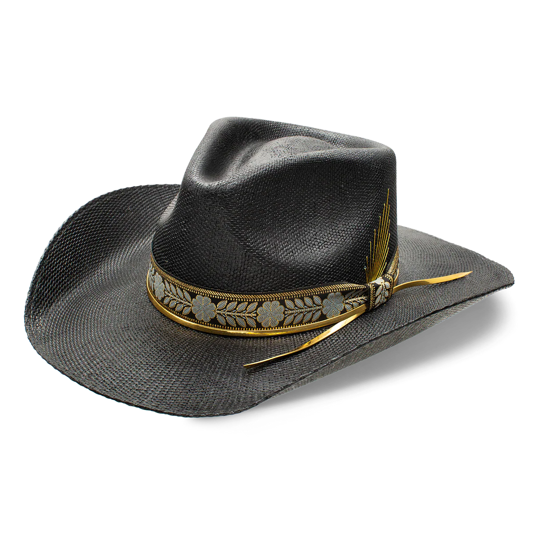 Charlie 1 Horse Lainey Wilson Wildflower Hat- Black