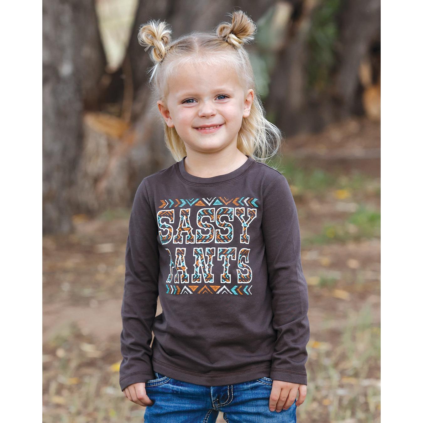 Cruel Girl Toddler Girls' Long Sleeve Jersey Tee - Brown