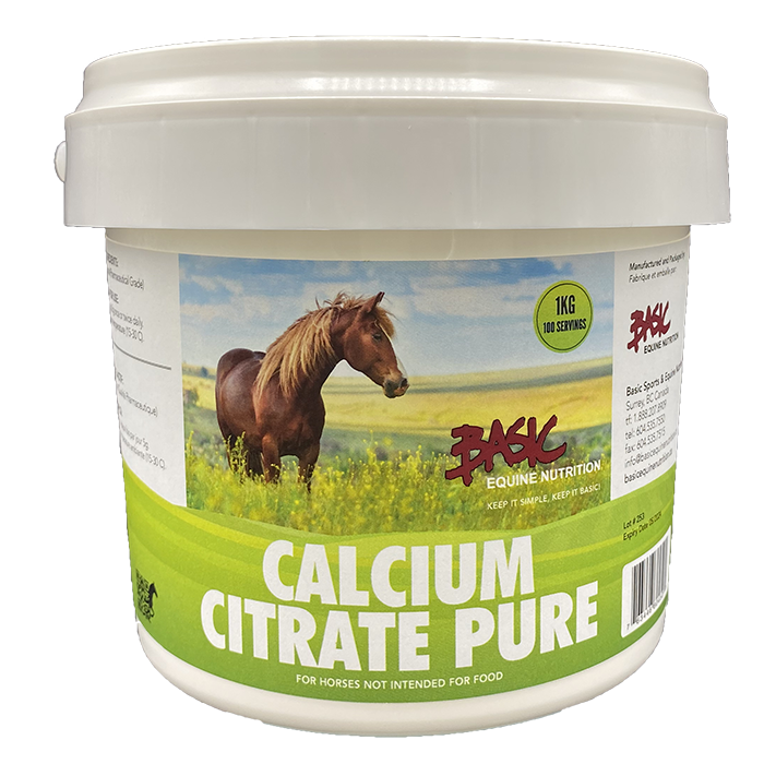 Basic Equine Calcium Citrate 1KG