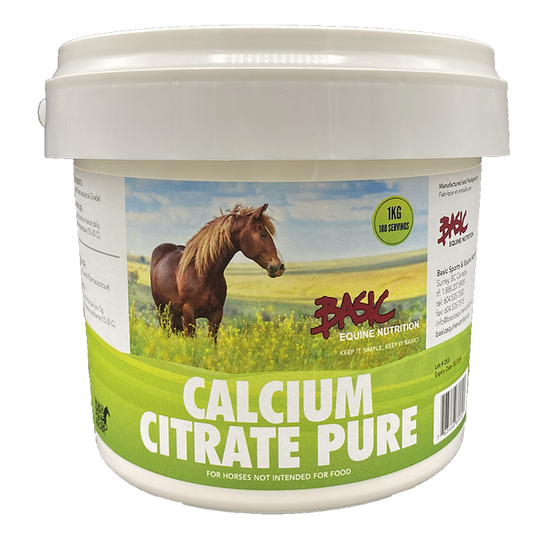 Basic Equine Calcium Citrate 1KG