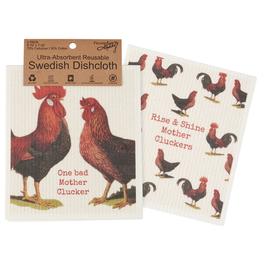 Swedish Cloth Set - Chickens