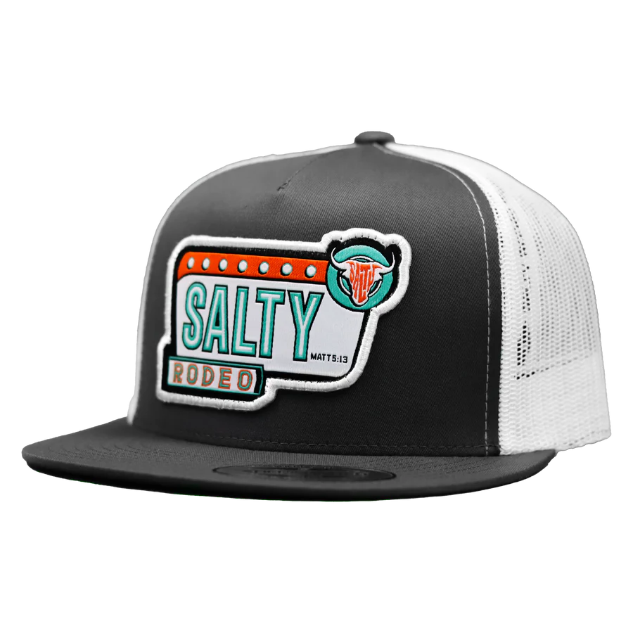 Salty Rodeo Company Cantina Hat Charcoal