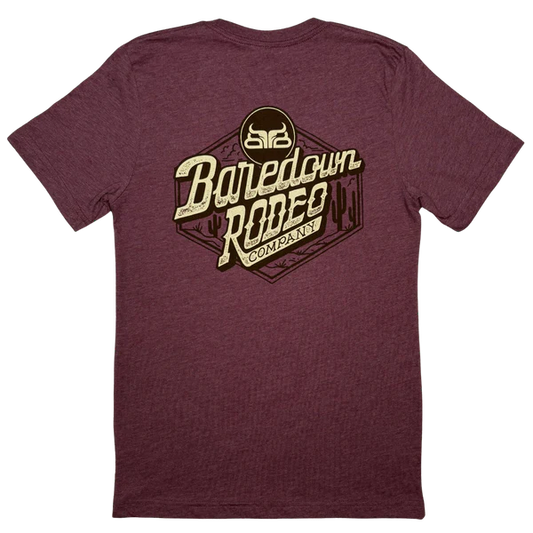 Baredown Brand Unisex Canyon Short Sleeve Tee Shirt - Multiple Colours