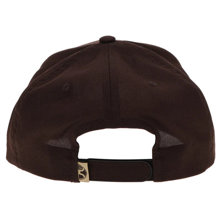 Hooey Wild Ride Embroidered Logo Trucker Curved Bill Cap - Brown