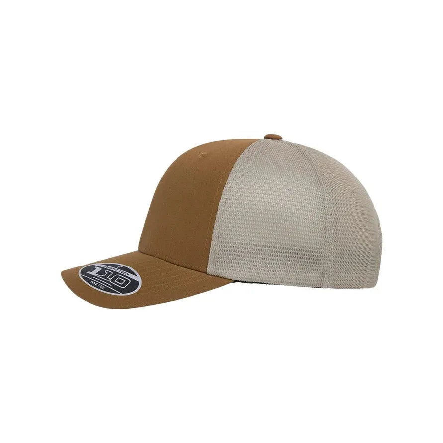 B8 Ranch Apparel 110 Flexfit SMALL Logo Cap - Caramel/Khaki