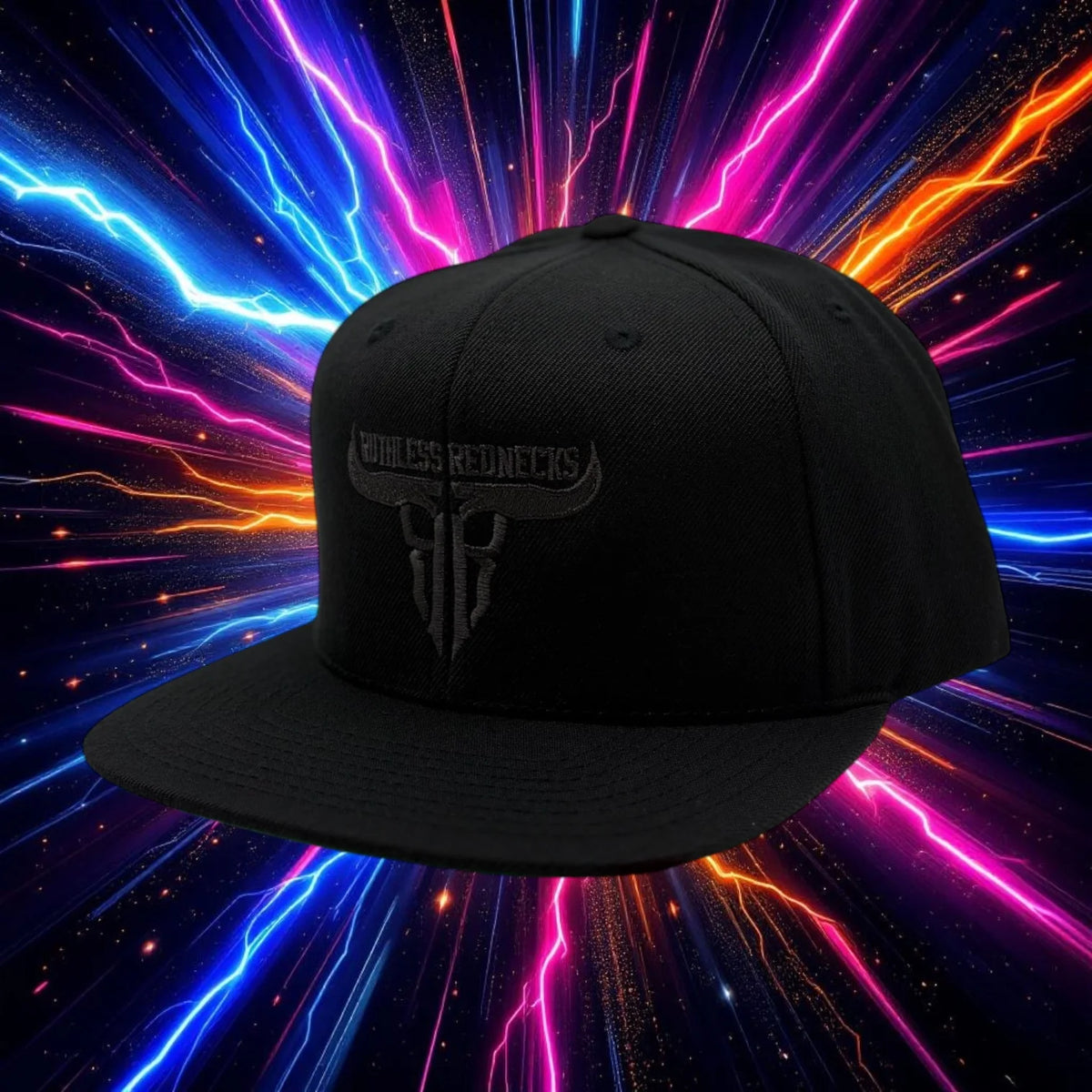 Ruthless Rednecks Raw Talent Flatbrim Hat - Black - Irvine Tack & Western Wear