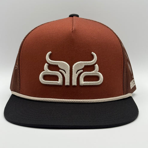 Baredown Brand Saddleback Flat Hat