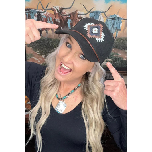Sterling Kreek Blackburn Kreek Curved Brim Cap - Black