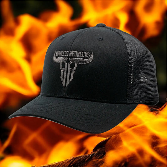 Ruthless Rednecks Raw Talent Curved Brim Hat - Black - Irvine Tack & Western Wear