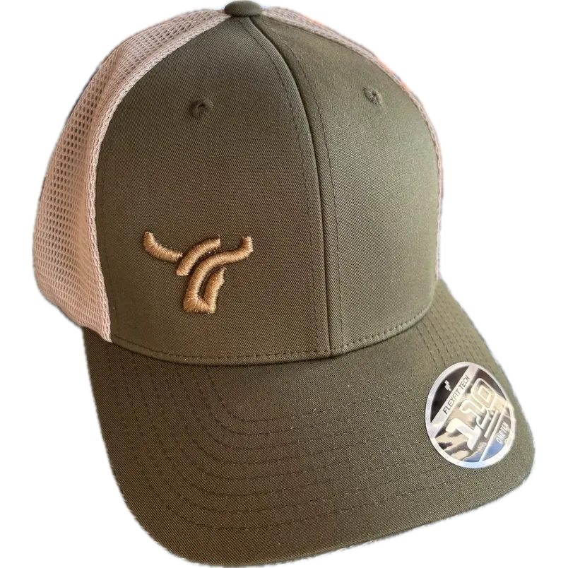B8 Ranch Apparel Small Logo Cap - Olive/Khaki