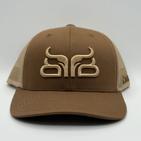 Baredown Brand Coyote Curved Cap - Brown/Beige