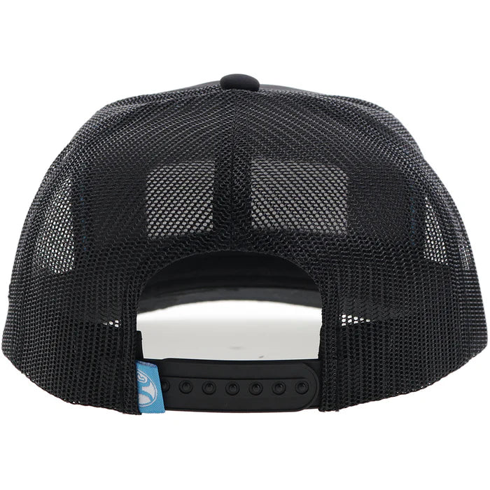 Hooey Cactus Ropes Hybrid Bill Trucker Cap-Black