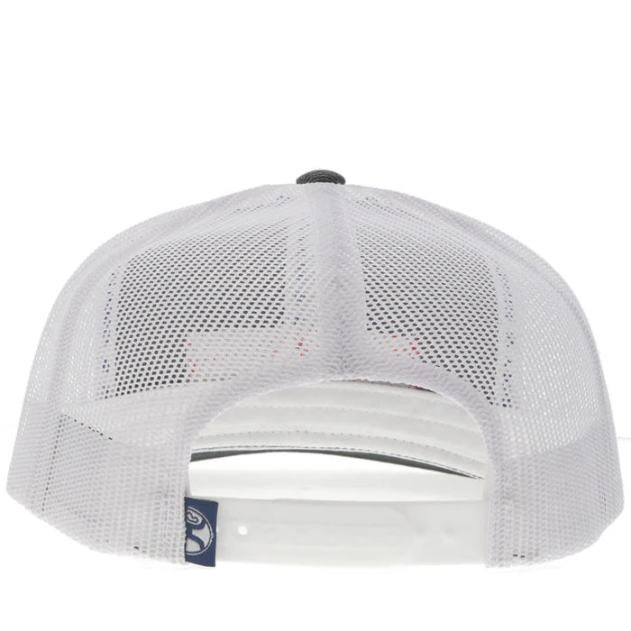 Hooey Lock Up Hybrid Bill Trucker Cap - Charcoal/White