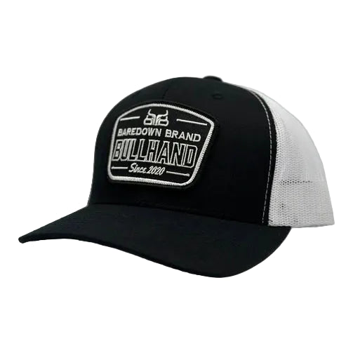 Baredown Bullhand Legacy Curved Cap - Black/White