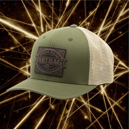 Ruthless Rednecks Throw Down Curved Brim Hat - Olive/Khaki