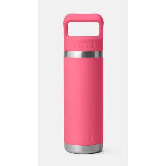 Yeti Rambler 532ml Straw Water Bottle - Tropical Pink