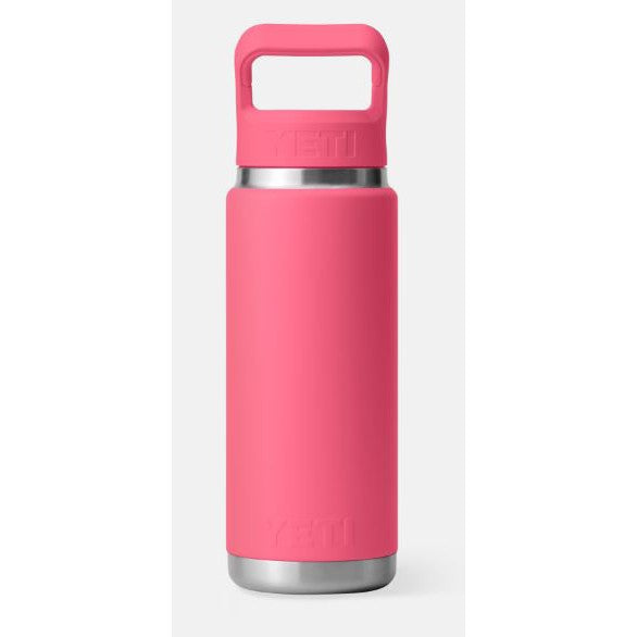 Yeti Rambler 769ml Water Bottle w/Straw Cap - Tropical Pink