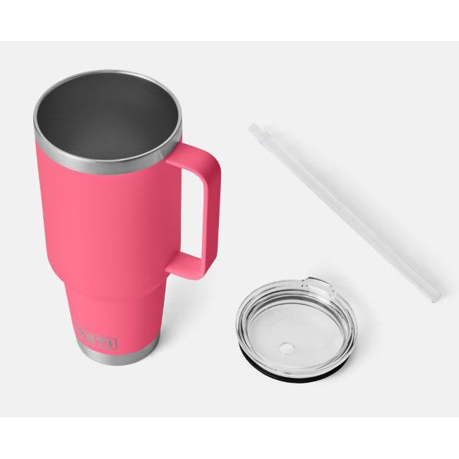 Yeti Rambler 1.2L Mug with Straw - Tropical Pink