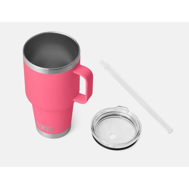 Yeti Rambler 1L Straw Mug - Tropical Pink