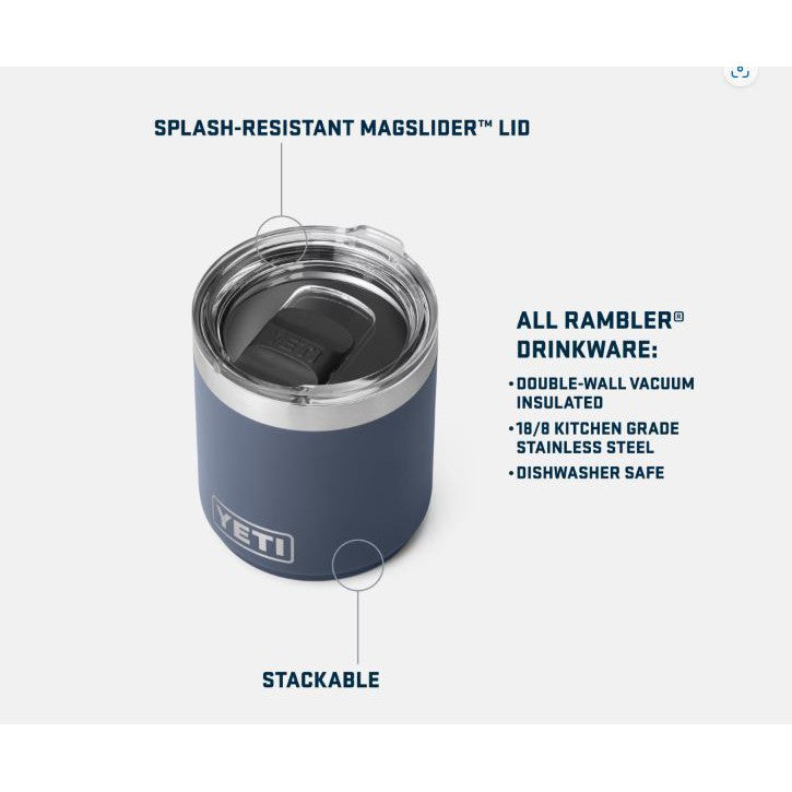 Yeti Rambler 295ml Lowball w/Magslider Lid 2.0 - Cherry Blossom