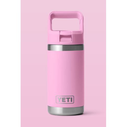 YETI Rambler Jr. 355 mL Kids Water Bottle with Straw Cap - Power Pink