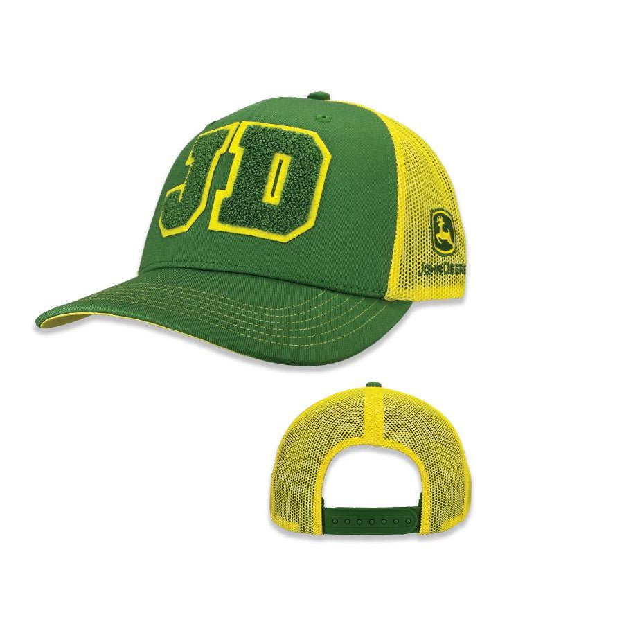 John Deere Varsity JD Patch Trucker Ball Cap - Green