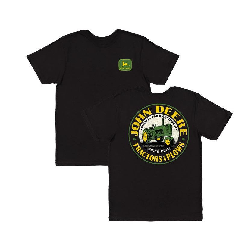 John Deere - Men's Tractor Seal T-Shirt - Black