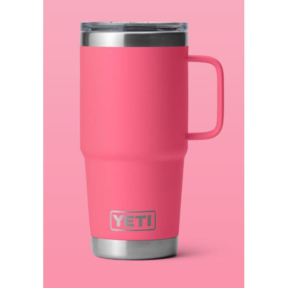 Yeti Rambler 591ml Travel Mug w/Stronghold Lid - Tropical Pink