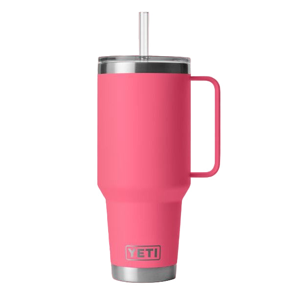 Yeti Rambler 1.2L Mug with Straw - Tropical Pink