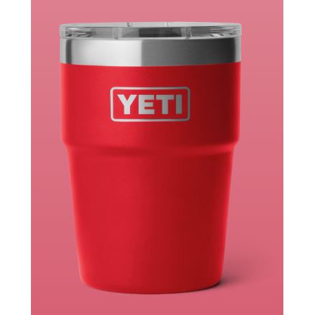 Yeti 16oz. Rambler Stackable Cup - Rescue Red
