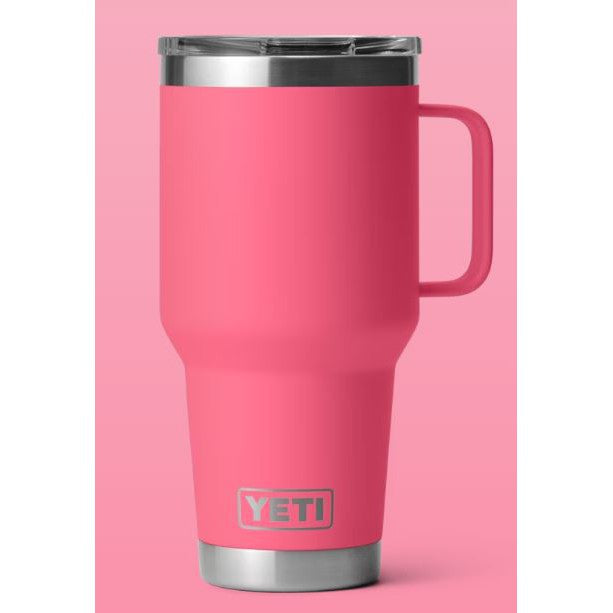 Yeti Rambler 887ml Travel Mug w/Stronghold Lid - Tropical Pink