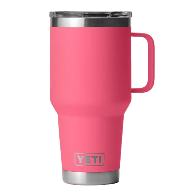 Yeti Rambler 887ml Travel Mug w/Stronghold Lid - Tropical Pink