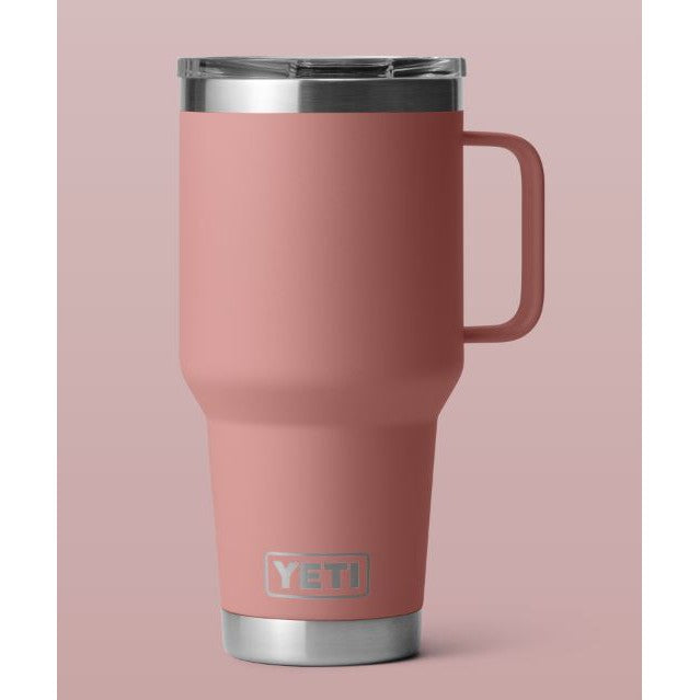 Yeti Rambler 887ml Travel Mug w/Stronghold Lid - Sandstone Pink