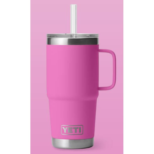 Yeti Rambler 739ml Straw Mug - Tropical Pink