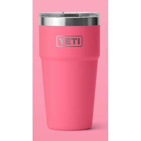 Yeti Rambler 591ml Stackable Cup w/Magslider Lid - Tropical Pink