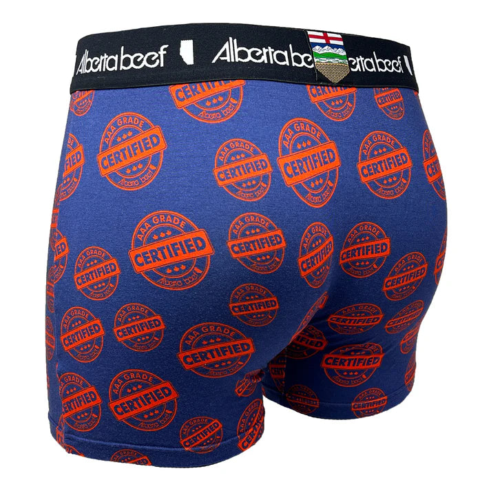 Berta Beef Men's Underwear Certified All Over - Blue - Irvine Tack & Western Wear