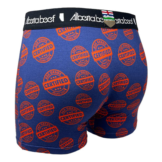 Berta Beef Men's Underwear Certified All Over - Blue - Irvine Tack & Western Wear