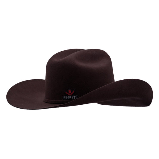 PROHATS Turquoise Series Precrease Chocolate Brown