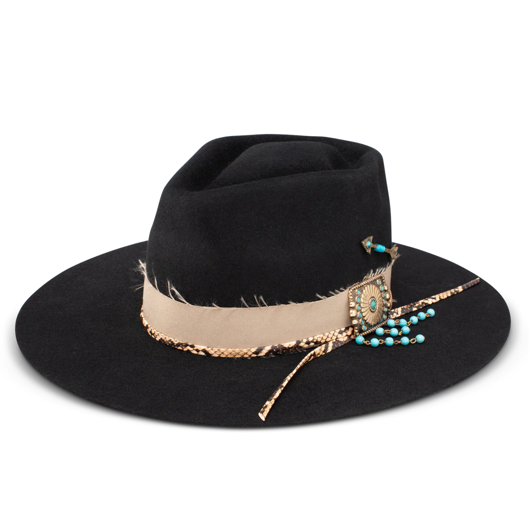 Charlie 1 Horse Felt "Lucky Me" Jr. - Black - Irvine Tack & Western Wear