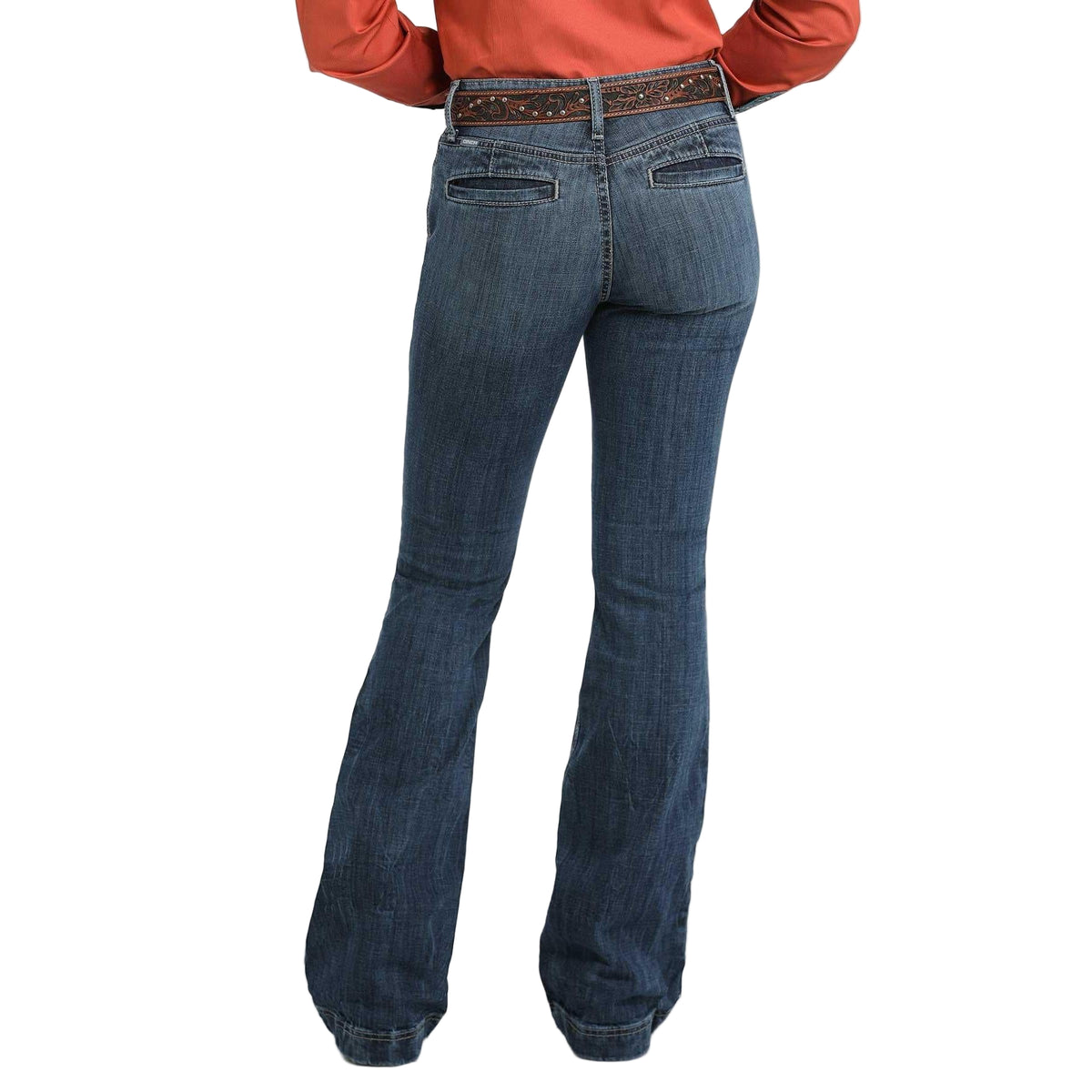 Cinch Women's Slim Fit Lynden Trouser - Dark Stone - Irvine Tack & Western Wear