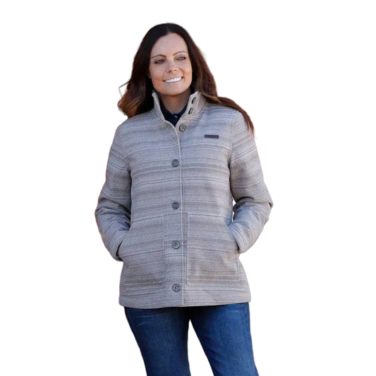 Cinch Women's Poly Wool Long Sleeve Jacket - Grey