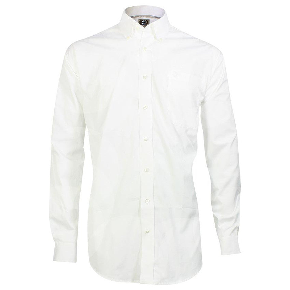 Cinch Men's  Long Sleeve Western Shirt- White