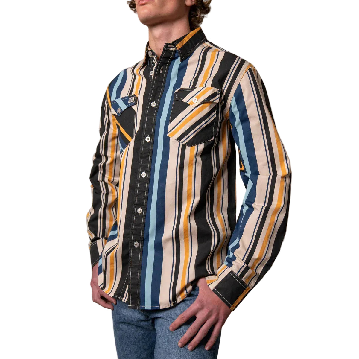 Kimes Men's Clancy Long Sleeve Shirt- Multiple Colours