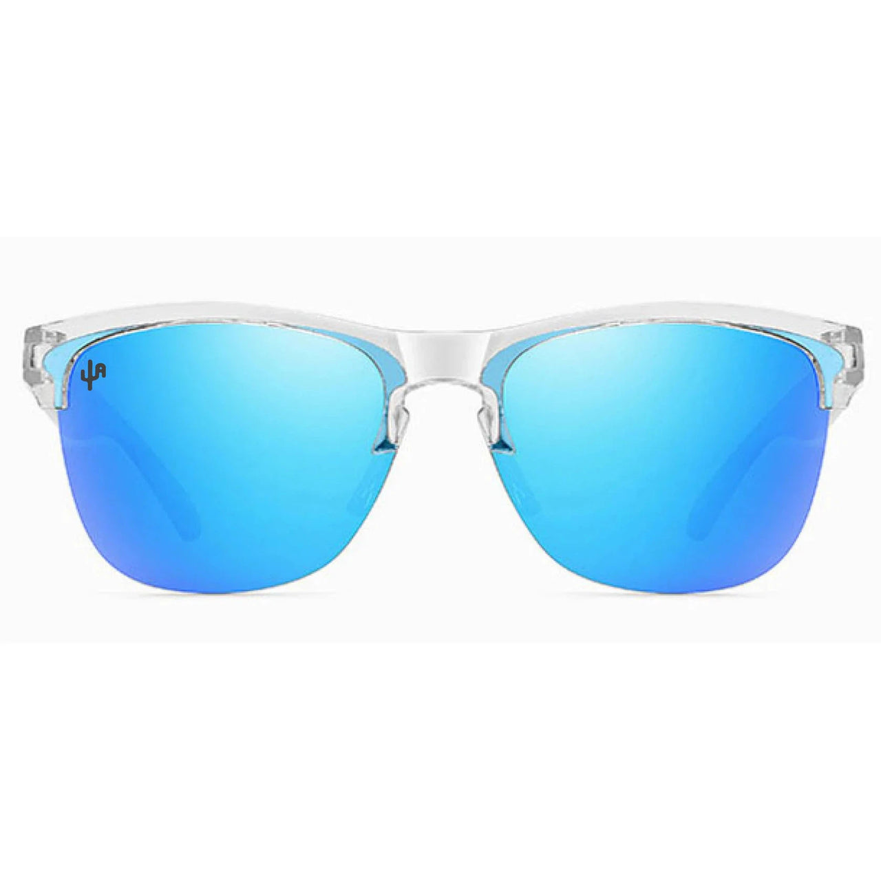 Cactus Alley The Armadillo Sunglasses - Blue with Clear Frame