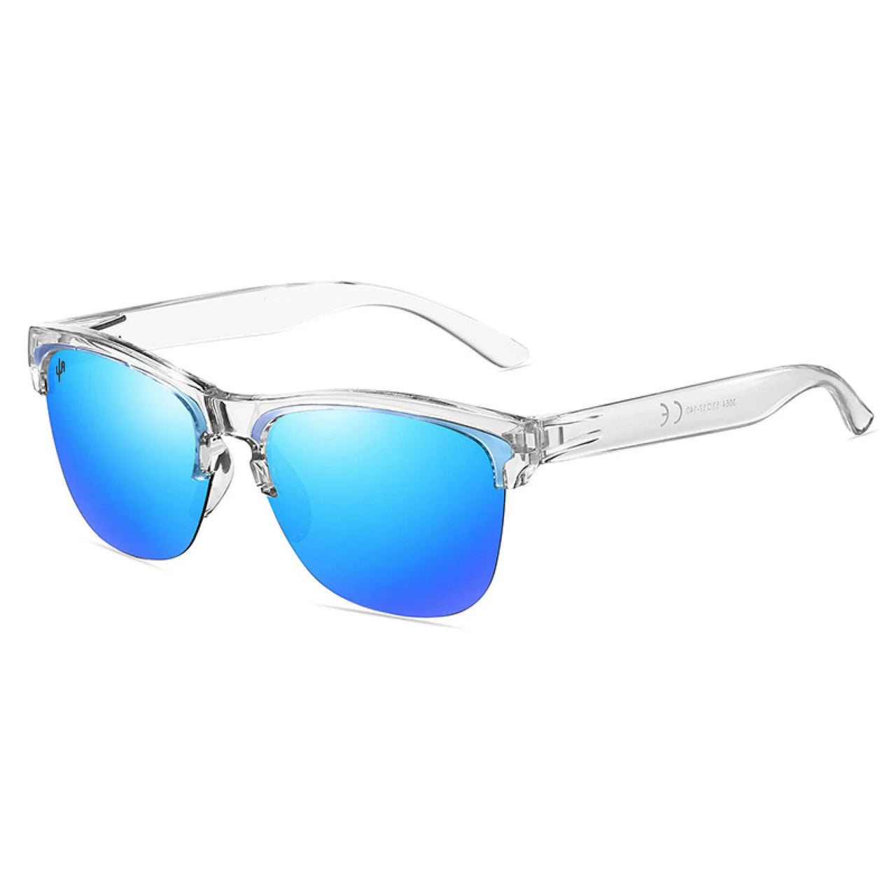 Cactus Alley The Armadillo Sunglasses - Blue with Clear Frame